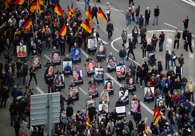 protesti Chemnitz Nemčija | Foto: Reuters