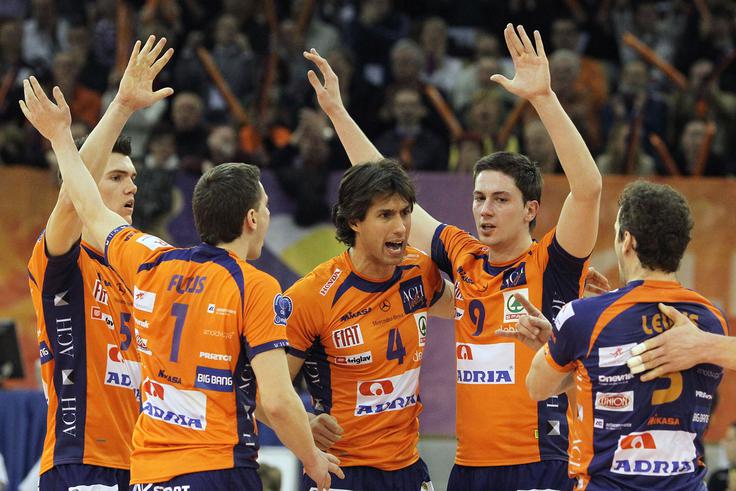 Praktično vso klubsko kariero je preživel v kolektivu, danes znanem kot ACH Volley Ljubljana. | Foto: Aleš Fevžer