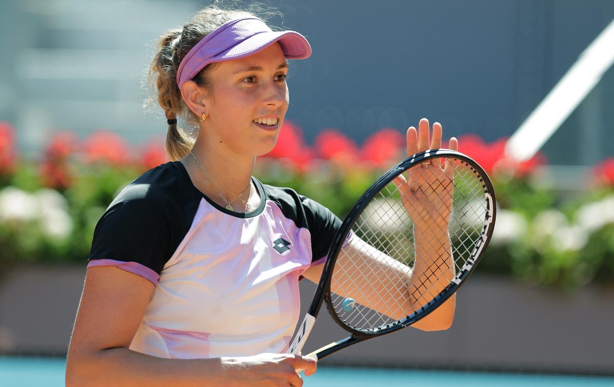 Elise Mertens | Elise Mertens je v Madridu izločila Simono Halep. | Foto Guliverimage