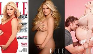 Tudi Jessica Simpson je gola nosečnica