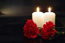 sveča pogreb