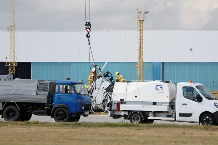 Češka, helikopter, nesreča | Foto: Reuters