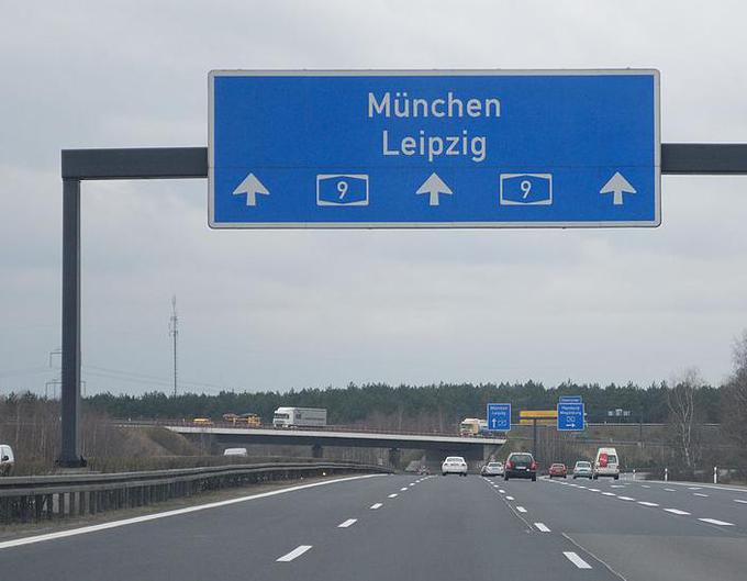 Nemčija avtocesta A9 | Foto: Thomas Hilmes/Wikimedia Commons