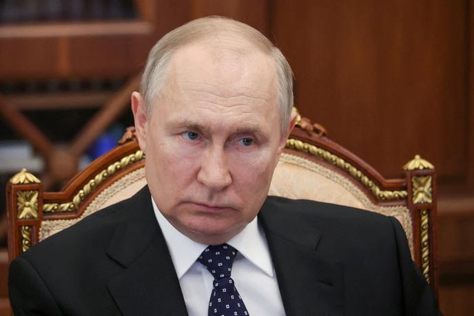Vladimir Putin | Ruski predsednik Vladimir Putin je leta 2022 sprožil neizzvano agresijo zoper Ukrajino in jo delno okupiral. | Foto Reuters