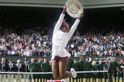 Serena še petič kraljica Wimbledona
