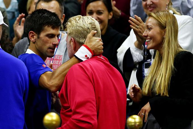 Boris Becker in Novak Đoković v času, ko sta sodelovala. | Foto: Guliverimage/Getty Images