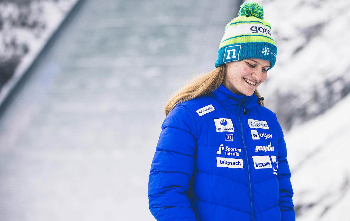 Ema Volavšek | Najboljša slovenska tekmovalka v nordijski kombinaciji je osvojila 7. mesto. | Foto Grega Valančič/Sportida