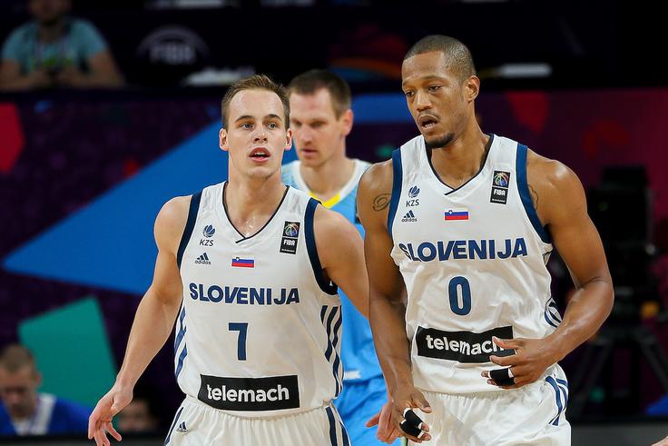 Klemen Prepelič in Anthony Randolph sta bila v središču pozornosti pri zmagi Reala v Madridu. | Foto: Vid Ponikvar