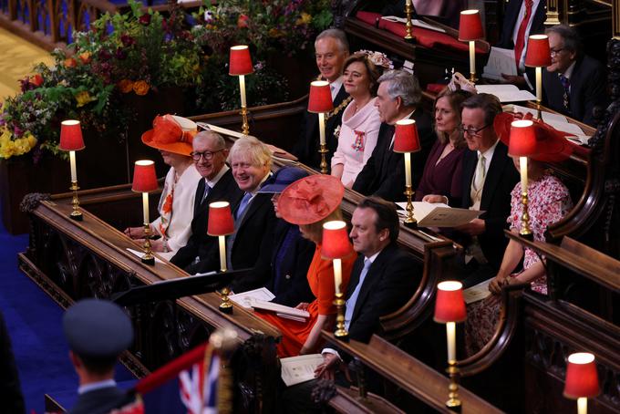 Na kronanju so bili tudi vsi še živeči britanski predsedniki vlade. | Foto: Reuters
