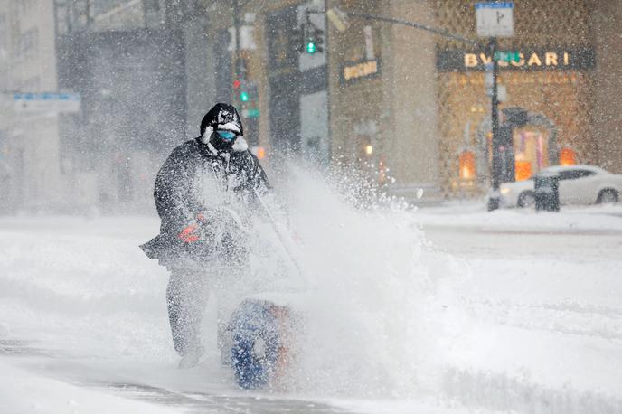 Snežni metež v New Yorku | Foto Reuters