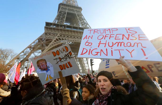 Protestirali so tudi v Parizu. | Foto: Reuters