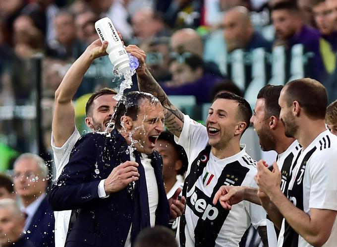 Juventus je brez večjih težav ubranil naslov italijanskega prvaka. | Foto: 