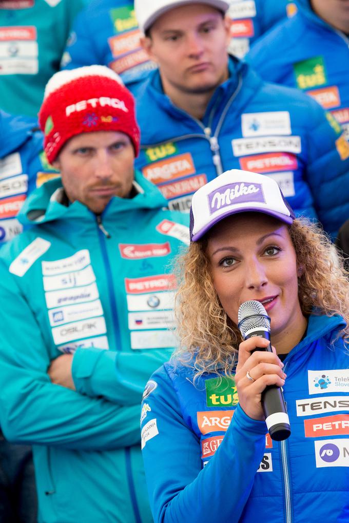 "Vrhunec sezone so zagotovo olimpijske igre, ampak do tja je šele treba priti. Tekme bodo tako pred njimi kot tudi za njimi," pravi prva dama slovenskega alpskega smučanja Ilka Štuhec. | Foto: Urban Urbanc/Sportida