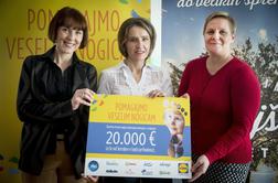 Bogata popotnica za prihodnost: donacija v vrednosti 20 tisoč evrov za Vesele nogice