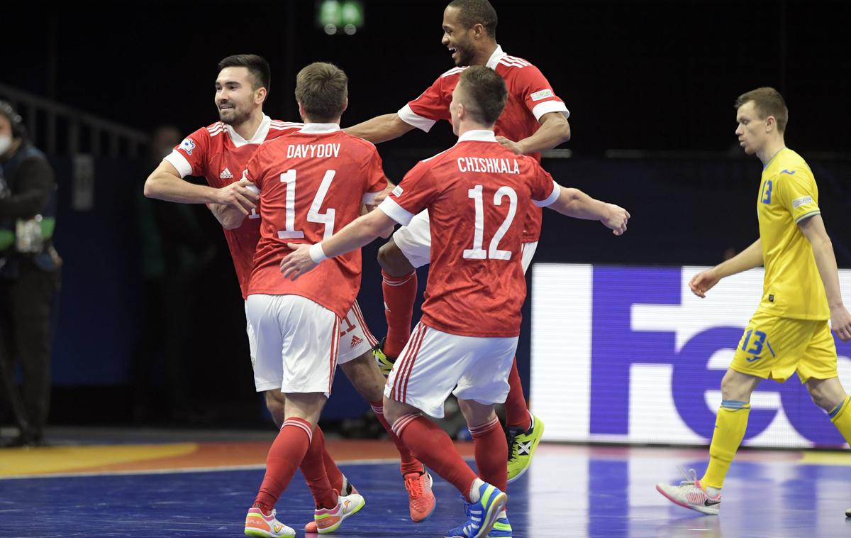 EP v futsalu: Rusija - Ukrajina | Rusi so v prvem polfinalu EP s 3:2 premagali Ukrajince. | Foto Guliverimage