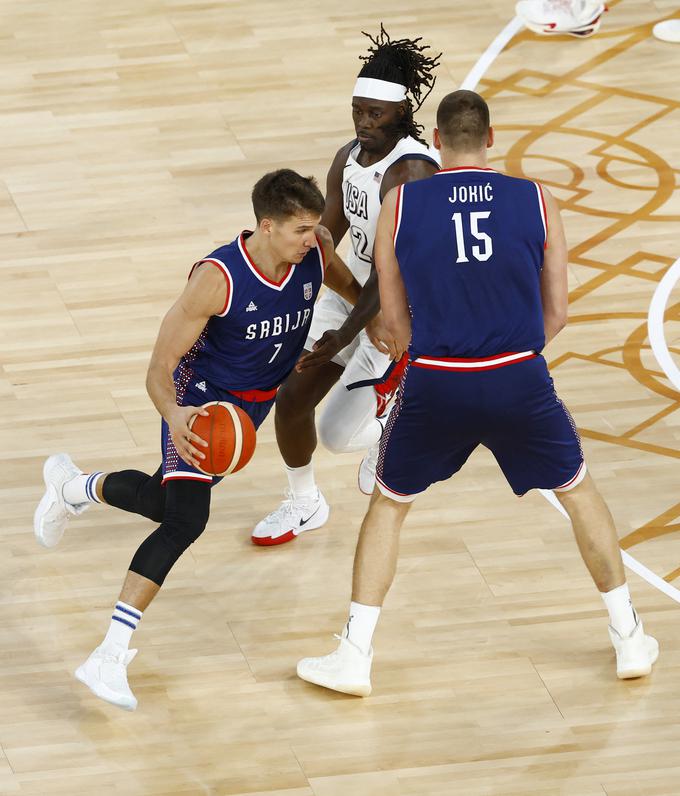 Bogdan Bogdanović in Nikola Jokić | Foto: Reuters