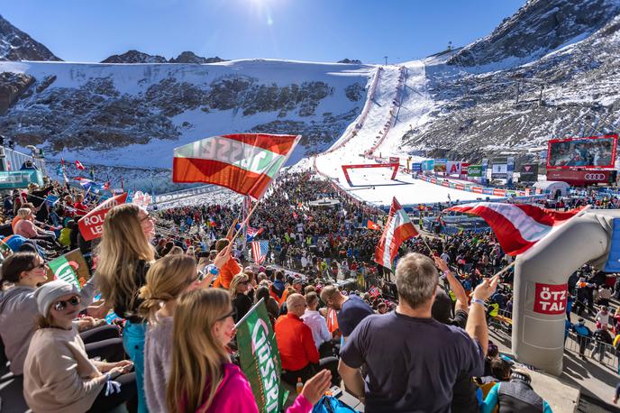 Sölden ledenik Rettenbach | Sölden bo ta konec tedna gostil prvi dve tekmi za svetovni pokal v sezoni. | Foto Guliver Image