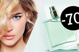 Do 70-odstotno znižanje na vse parfume