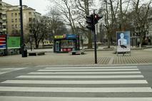Slovenska cesta, promet, pešci, Ljubljana