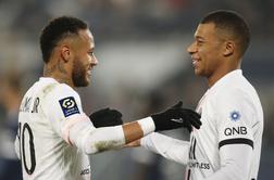 PSG zmagal brez Messija, blestela Neymar in Mbappe