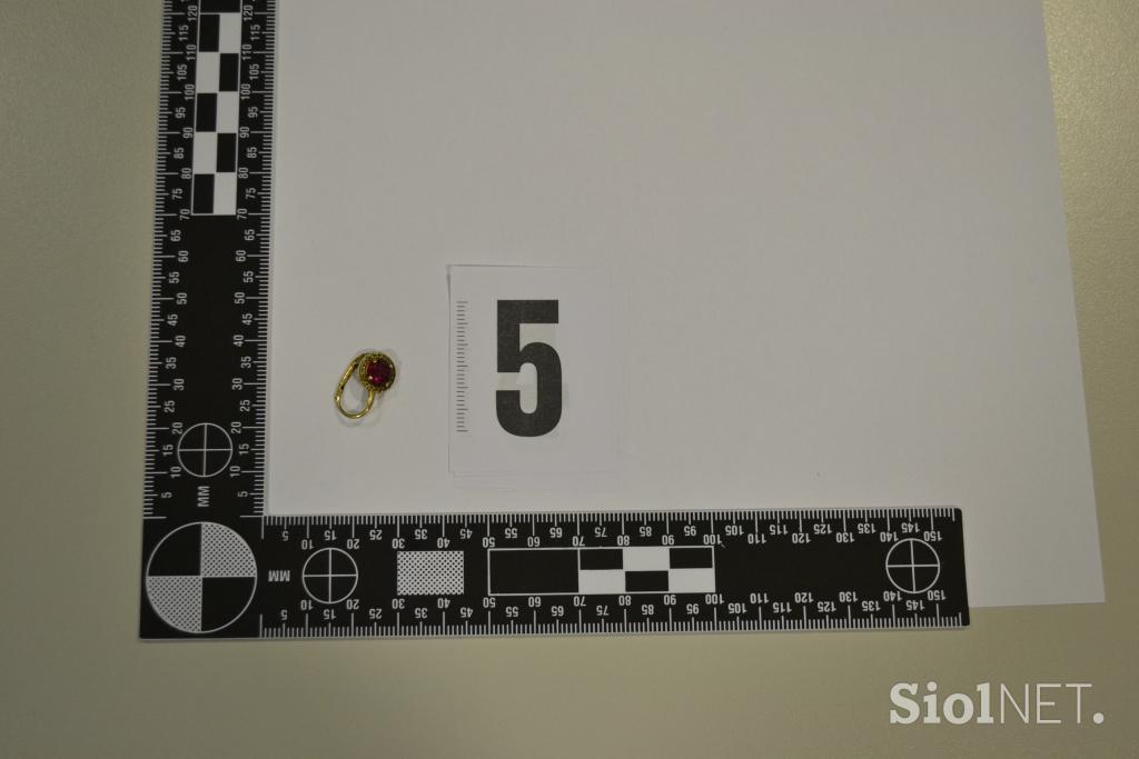 Zasežen nakit, Celje