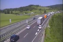 A1/E61/E70, Ljubljana - Koper, portal Unec, pogled proti Ljubljani