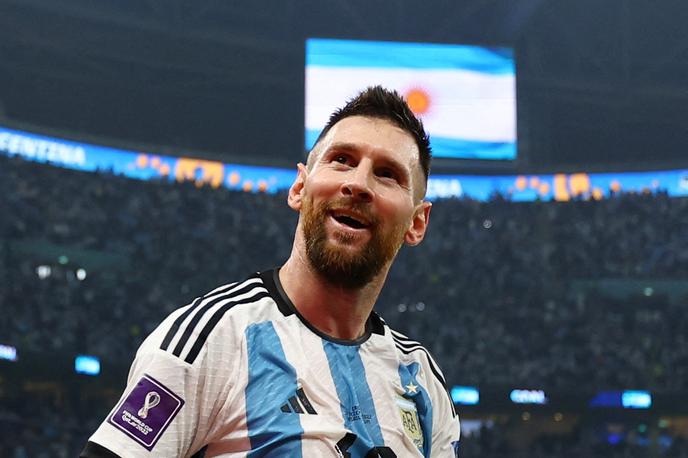 Lionel Messi | Lionel Messi si je v polfinalu SP 2022 privoščil hrvaško reprezentanco. | Foto Reuters