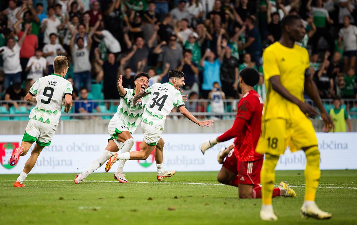 Olimpija Šerif | Olimpija je na prvi tekmi 3. kroga kvalifikacij za konferenčno ligo s 3:0 premagala Šerif in si priigrala imenitno izhodišče za povratno tekmo v Tiraspolu.  | Foto Grega Valančič/www.alesfevzer.com