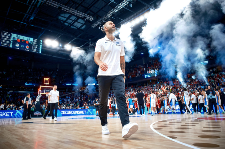 Vasilis Spanoulis je vse misli že usmeril v boj za bron. | Foto: FIBA