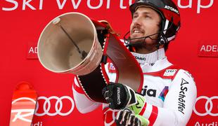 Hirscherju nova slalomska zmaga, Slovenca brez vsakršnih možnosti