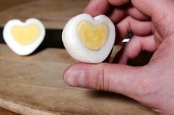Iz pirha naredite jajce v obliki srčka (video)