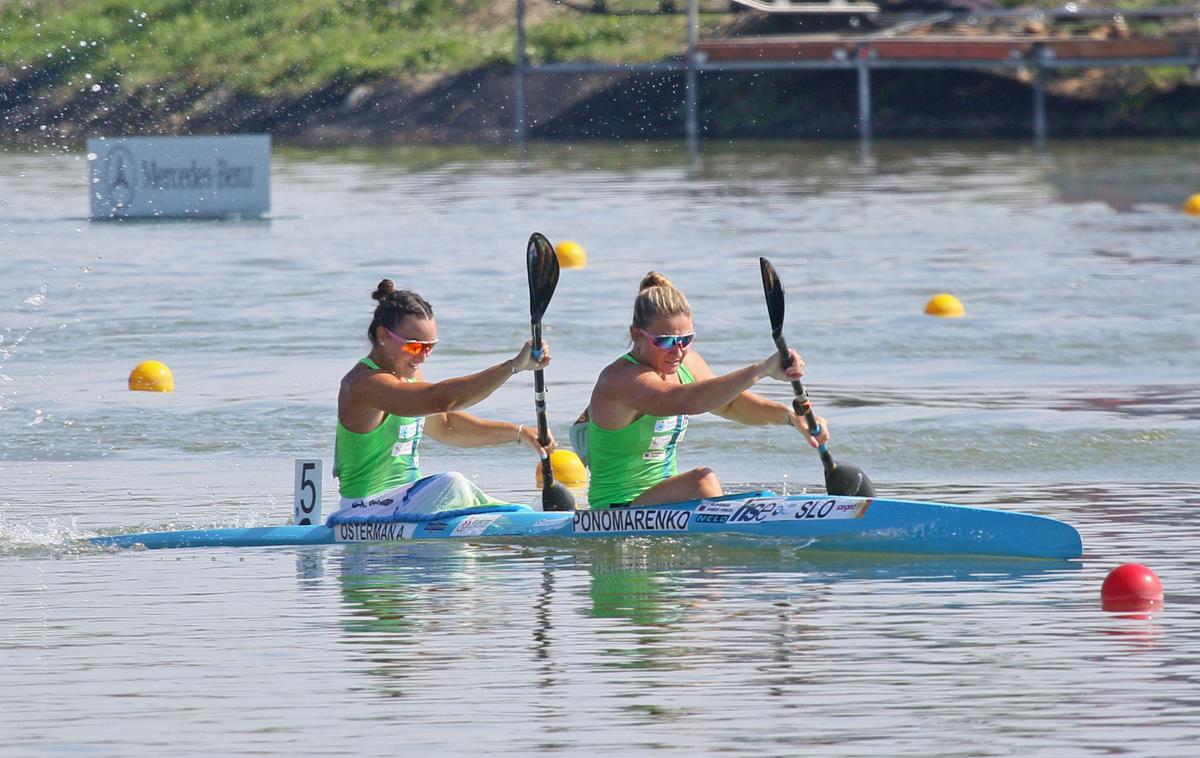 kajak kanu Ponomarenko Janić Osterman | Špela Ponomarenko Janić in Anja Osterman  sta se z drugim časom uvrstili v finale na 200 metrov. | Foto Nina Jelenc