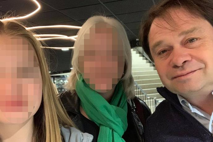 Protosenja | Sergej Protosenja z ženo in mladoletno hčerko. Njegov sin je bil v času domnevnega umora in samomora v družinski hiši v Franciji.  | Foto Twitter