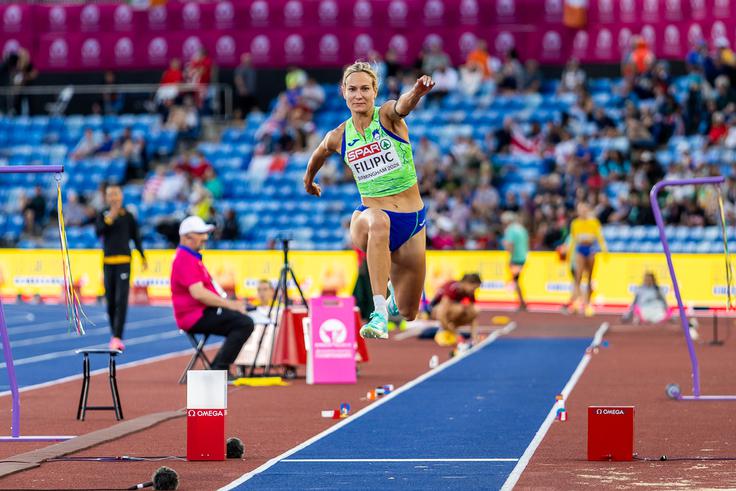 Neja Filipič je finale končala na desetem mestu. | Foto: Peter Kastelic/AZS