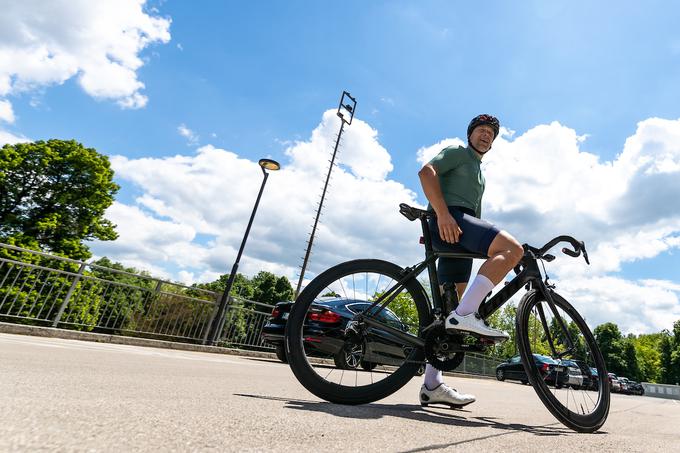 Števec na njegovem kolesu bi letos lahko prvič presegel mejo 14 tisoč prevoženih kilometrov. | Foto: Matic Klanšek Velej/Sportida