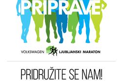 Jesenske uradne priprave na Volkswagen 21. Ljubljanski maraton