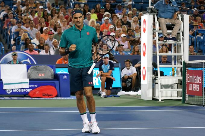 Roger Federer je dobil prvi dvoboj po porazu v finalu Wimbledona. | Foto: Reuters