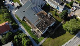 Nove podrobnosti o požaru na šoli v Bistrici pri Tržiču #foto