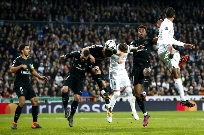 Real je na prvi tekmi osmine finala lige prvakov premagal PSG s 3:1. | Foto: Guliverimage/Getty Images