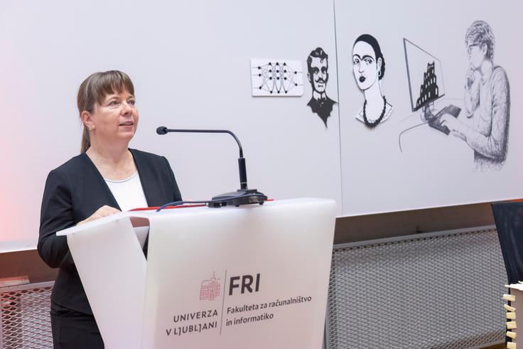 Mojca Ciglarič, dekanja fakultete | Foto: Fakulteta za računalništvo in informatiko