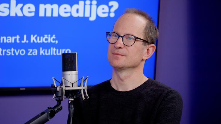 Lenart J. Kučić, svetovalec ministrice za kulturo Aste Vrečko na področju medijev. | Foto: Siol.net