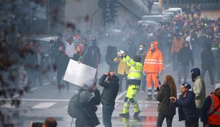 Vodjo protestov v Trstu izgnali iz Rima