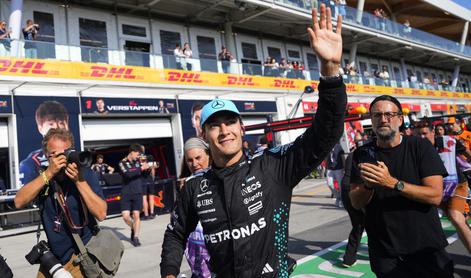 Russell in Verstappen za prvo vrsto zasenčila favorite