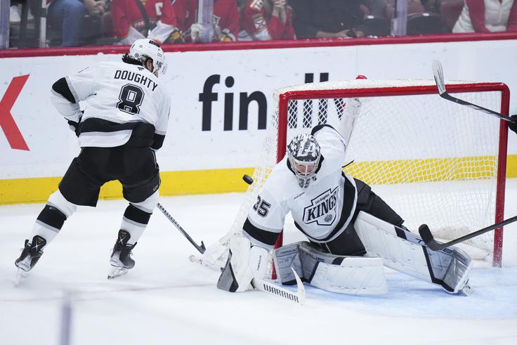 Darcy Kuemper je zbral 36 obramb. | Foto: Reuters