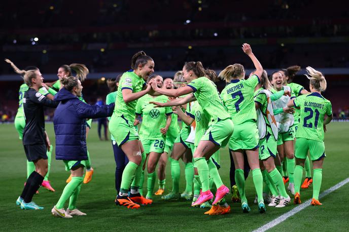 Wolfsburg, nogometna liga prvakinj | Nogometašice Wolfsburga se bodo v finalu lige prvakinj pomerile z Barcelono. | Foto Reuters