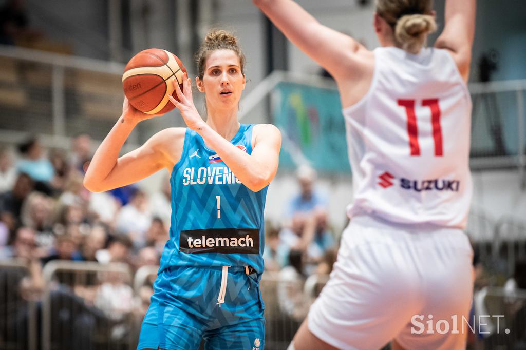 slovenska ženska košarkarska reprezentanca, Slovenija : Poljska