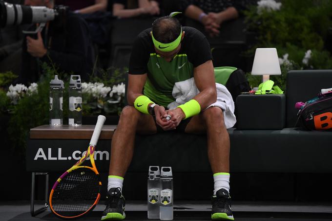Rafael Nadal je imel v drugem delu sezone težave s poškodbo, nato je dobil še otroka. | Foto: Reuters