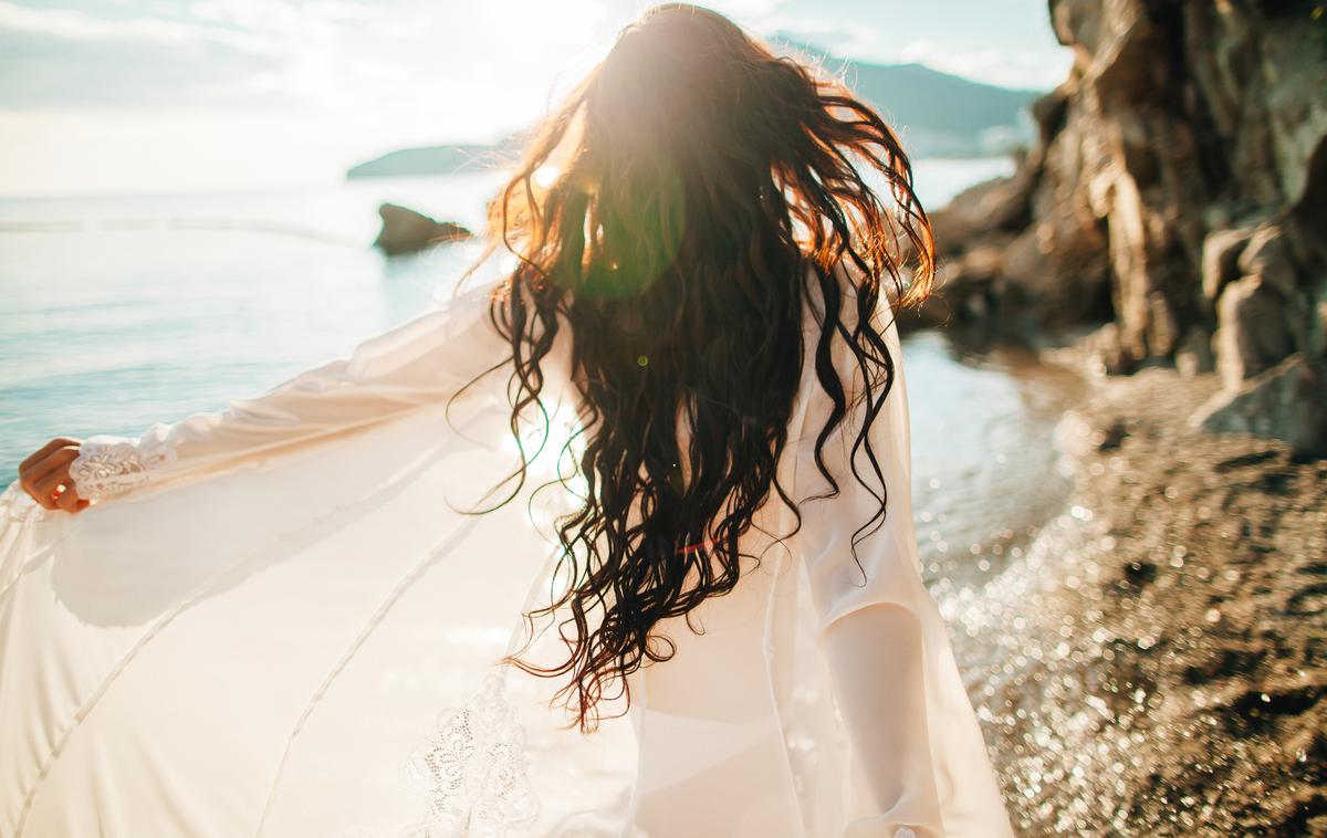 lasje, pričeska, plaža | Foto Thinkstock