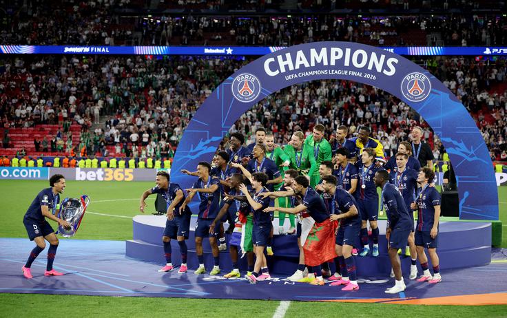 PSG je šele drugi po Realu Madridu, ki je uspel ubraniti lovoriko zmagovalca lige prvakov. | Foto: Reuters