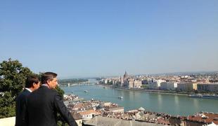 Borut Pahor na Madžarskem o begunski krizi